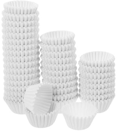 VERDANVERSE Pirottini Di Carta Per Muffin e Cupcake 5 Cm Base x 2 Cm Alto, Monouso Per Dolci Natalizi e Feste, 1000 Pezzi Per Cucina e Eventi