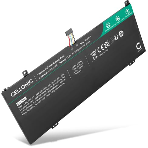 CELLONIC Batteria compatibile con Lenovo ThinkBook 13s Gen 1, 4, 5B10S73499 | (2900mAh-15.2V-Litio Polimeri) per Lenovo ThinkBook 13s IWL, 13s-IML Gen1, 5B10S73500, 5B10S73501, 5B10W67315, 5B10W67399