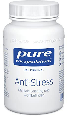 Pure Encapsulations - Anti-Stress - Mikronährstoffe für eine ausgeglichene Psyche - Mit B-Vitaminen, Vitamin C, Zink und Selen - 60 Kapseln