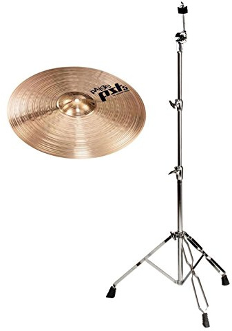 Paiste 16 PST 5 Medium Crash und Beckenständer gerade Set