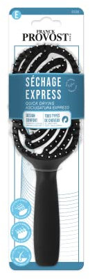 Franck Provost - Brosse à Cheveux, Brosse à Poils de Sanglier, Picots en Nylon, Séchage Express, Tous Types de Cheveux, Démêlage en Douceur