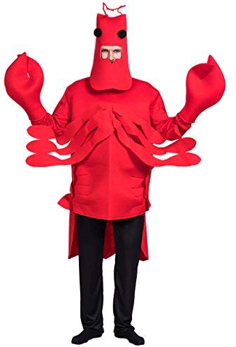 EraSpooky Adult Red Lobster Crab Mens Ladies Fancy Dress Costume One Size Animal