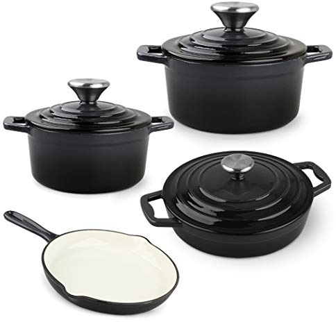 Carl Schmidt Sohn 067465 XANTEN Topf-Set, Gusseisen, grau/schwarz, Groß