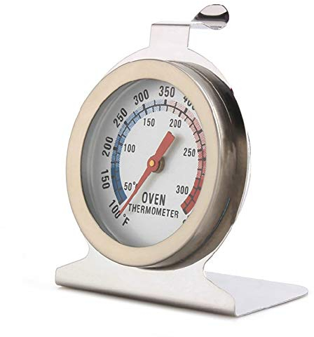 GREENLANS Kitchen Craft Precision Oven Thermometer Stainless Steel Stand up Dial Oven Temperature Gauge Food Meat Cooking Tool