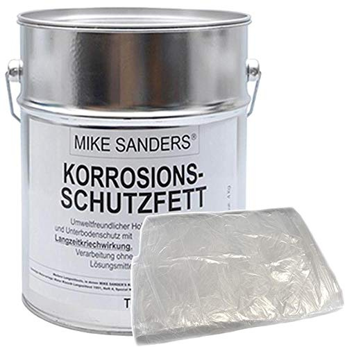 Mike Sanders 750 g Korrosionschutzfett weiche Mischung + Abdeckplane 4 x 5 m