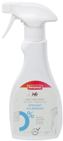 BEAPHAR - Gamme Experts - Spray Apaisant pour Chien et Chat - Contient Aloe Vera, Glycérine et Menthol - Apaise Les démangeaisons et maintient l'hydratation de la Peau - Peau sèche ou irritée - 250ml