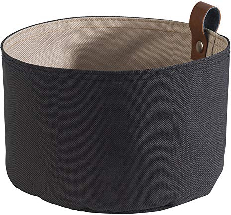 Borsa per il pane APS in fibra sintetica lavabile e repellente allo sporco - cestino versatile per prodotti da forno, frutta o cereali (Ø 17 cm)
