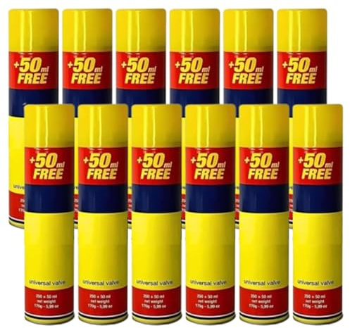 Clipper Butane Gas 12 pcs Canister 300ml - Universal Refill for Lighters, BBQ, Cooking - Reliable & Safe Fuel Bottles Bulk