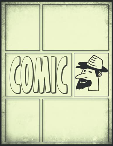 Comic Ünd Manga Zeichnen Lernen Blanko Buch: Individualisierbare Blanko Comic Buch für Erwachsene || Comic Heft Leer mit 100 Sleiten || Geschenke Für Männer Bart