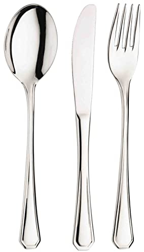 Pintinox Murano Set 24 Pezzi Acciaio Inox Nichel free Made in Italy (6 Persone)