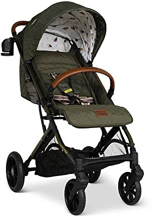 Cosatto Woosh Trail Buggy, Geburt – 25kg, Federung für alle Untergründe, kompakt, freistehend faltbar, UPF 100+ Sonnenverdeck, Gratis Regenschutz (Bureau)
