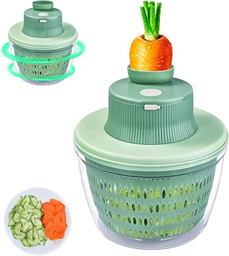 Centrifugeuse à salade électrique 2 en 1 salade famille vie