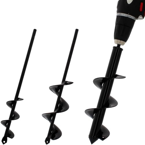GT Market Lot de 3 forêts tarières Ø 4, 6 et 8 cm pour perceuse et visseuse - Longueur 30 cm