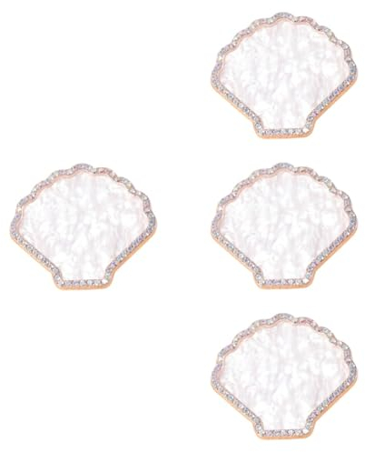 FOMIYES 4 Pz Tavolozza Per Unghie Tavolozza Per Il Trucco Lastre Di Smalto Per Unghie Palette Per Il Trucco Pallet Di Smalto Gel Tavolozze Di Trucco Unghia Resina I Fiori