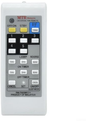JINSBON Télécommande universelle pour ventilateur électrique - Télécommande de rechange équipée de fonctions de télécommande nécessaires