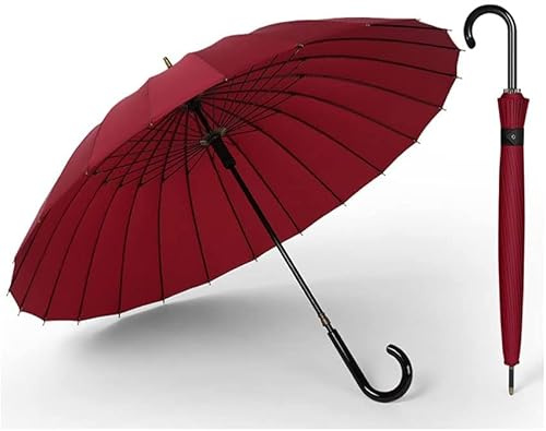 ZUOZUIYQ Regenschirm, Golfschirm, übergroß, Winddicht, Stockschirm, Hakengriff, schnell trocknend, Verstärkung, Stockschirm für Damen und Herren, Outdoor-Sport, Golfschirme