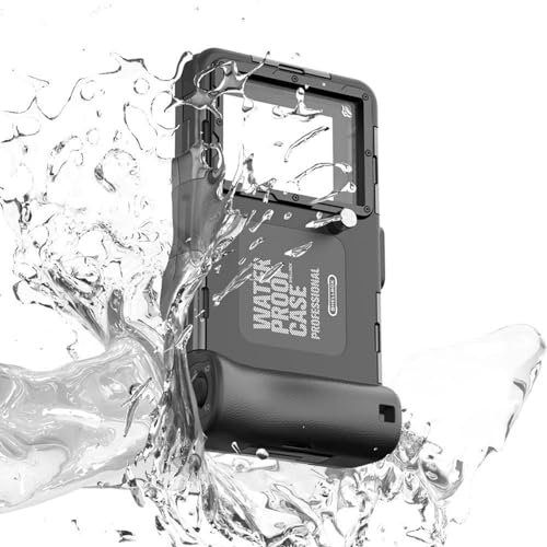 Wasserdichte Schnorchel-Handyhülle, Unterwasser-Handyhalter - IP68 wasserdichtes Unterwasser-Foto- und Videogehäuse,Atmungsaktives Schnorchel-Tauchtelefon, wasserdichte Tauch-Telefonhülle zum Schwimme