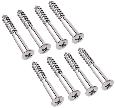 TOYANDONA 16stücke Teiliges Aus Stahl-halsbefestigungsschrauben Gitarre Und Bass Langlebig Installieren Passend Für Gitarrenhals-platten Silber