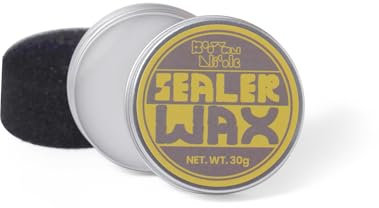 BOOWAN NICOLE Jesmonite Wax - 30 ml - Pour béton de qualité alimentaire - Pour plâtre et pierre - Cire de ciment - Cire de carnauba - Avec chiffons - Pour travaux manuels