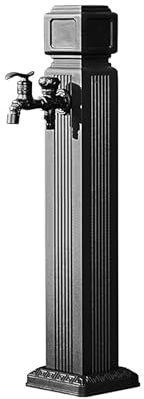 CLLXDZ Robinet Exterieur Jardin, Fontaine exterieure de Jardin, Fontaine de Jardin avec Support de Tuyau, Fontaine d'eau for Villa et Jardin(85cm/33in)