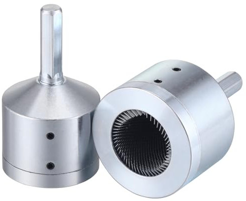 Gueenky 2 Stück Kupferrohr Reiniger, 15mm+22mm Rohrreiniger Bürste Kupfer Kupferrohr Reinigungsbürste für Bohrmaschine Reiniger Kupferrohr Reinigungswerkzeug