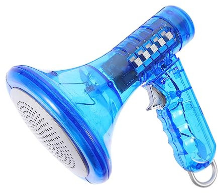 BESPORTBLE Junge Mädchen Hand-megafon Spielzeug Mit Lustigem Voice Changer Tragbarer Leichter Sprachverstärker Für Bühnenauftritte Und Eltern-Junge Mädchen-Kommunikation Blau Kreatives Sound