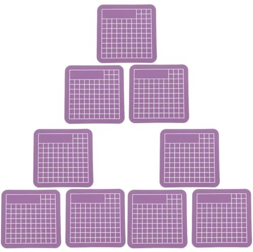 VILLCASE 3 Sätze Werkbankmatte Schneidematte Nähen Grünes Schneidebrett Handwerksmatte Silhouetten-schneidematte Schneidematte Zum Basteln Schneidebrett Aus Stoff Pvc Violett 3 Stück * 3