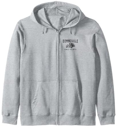 Salière rétro Bonneville Utah Design vieilli Sweat à Capuche