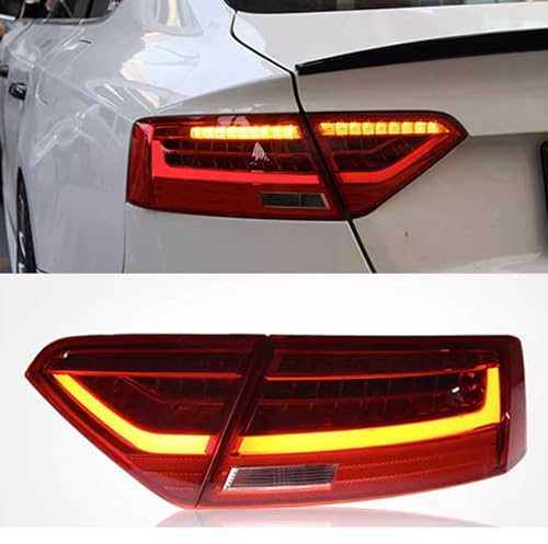 SCMDNOZ Feux Arrière pour Audi A5 S5 RS5 2008 2009 2010 2011 2012 2013 2014 2015 2016, Phare Arrière Feux de Freinage Gauche Droite Ensemble Feu Arrière, Accessoires Voiture,2008-2012