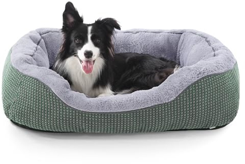 INVENHO Dog Bed Medium Size, Orthopedic Warming Soft Calming Sleeping Durable with Anti-Slip Bottom