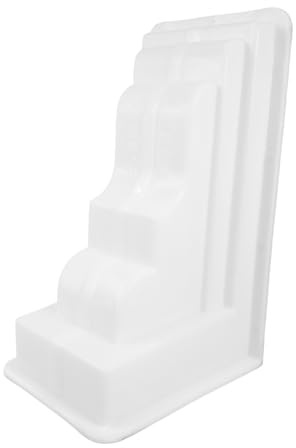 GALPADA Moule à Console en Ciment pour Villa Européenne Moule à Socle en Béton 35 Cm Multi-arcs Moulage Extérieur pour Décoration Architecturale en Béton
