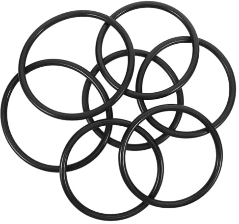 GARVALON Set da 7 Anelli di Gomma per Ciotole Tibetane e Ciotole Sonore, Cuscino Antiscivolo Leggero per Strumenti Rituali Buddisti, Accessori per Meditazione e Pratiche Spirituali