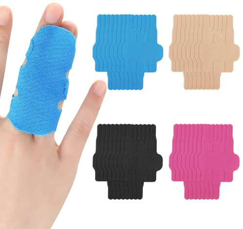 32 Pcs Kinesiotapes Vorgeschnitten Für Finger Tape Vorgeschnitten Daumen Tape Bequem Atmungsaktiv Wasserdicht Strapazierfähig Für Alltag Lindert Beschwerden Bietet Schutz Bei Sportlichen Aktivitäten