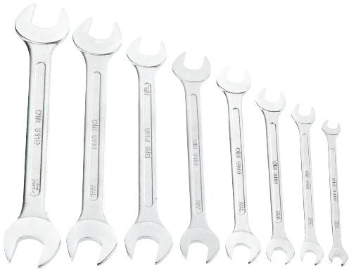 Famex 10245-8 - Chiavi fisse doppie, a norma DIN 3110, 6-22 mm, 8 pezzi