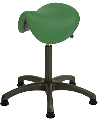 Sport-Tec Sattelhocker Standard mit Polster und Gleitern, Rollhocker, Arbeitshocker