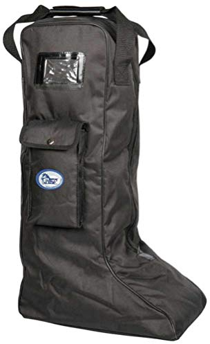 Amesbichler Reitsport Harrys Horse Stiefeltasche Reitstiefeltasche Tragetasche für Reitstiefel in schwarz