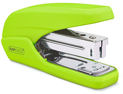 Rapesco 1395 X5-25ps Less Effort Stapler, 25 Sheet Capacity, Green