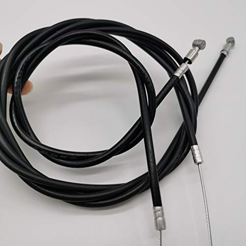 Jessica welcomes you 1 Pair Front and Rear Brake Cable,Black Bicycle Brake Wire