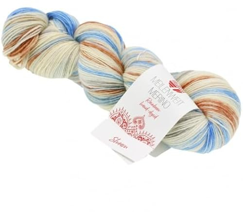 MEILENWEIT Merino 100 Hand-dyed 7010 - Rainbow Shaam