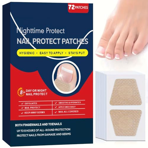 72 toppe per la riparazione delle unghie, trattamento fungino per unghie dei piedi extra forti, trattamento antifungino, trattamento per unghie incarnite, trattamento di riparazione delle unghie