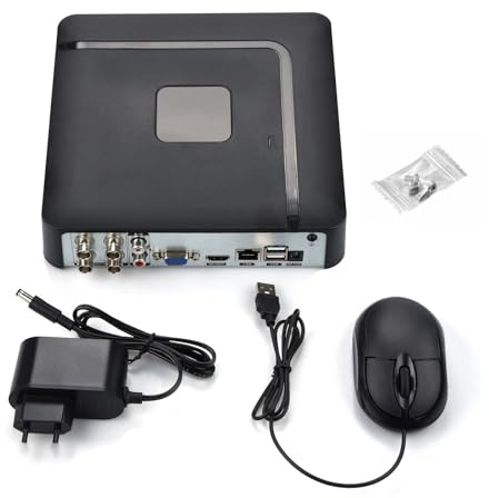 Grabación de vídeo H.265 4 canales 1080P CCTV DVR grabadora de seguridad 1080P CCTV grabadora de vídeo híbrida