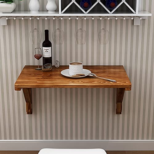 Klappbarer Wandtisch für Küche, Frühstücksbar, kompakter kleiner Raum, Eckschreibtisch, Arbeitsplatz, Wandmontage, für Büro, Zuhause, Arbeiten, 60 x 40 cm, 70 x 50 cm, 80 x 60 cm