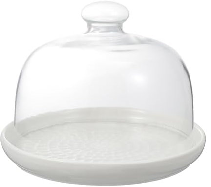 DKRAHRJJ Ceramic Tray Withs Dome Cake Saver Cheese Holder Serving Platter Cake Plate Cupcake Stand Serving Tray Dish Desert Platter