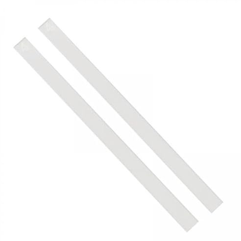 Milageto 2x 2x Strisce di Pasta Misuratrice Guide per Mattarello per Biscotti Acrilici Lunghezza 40 Cm