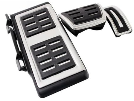 Bremse Fußpedal Bremspedalabdeckung Für VW Für Kodiaq Für Rapid Für Octavia Für A7 Edelstahl Auto Kraftstoff Bremspedal Fußstütze Pedale Abdeckung(at 3pcs)