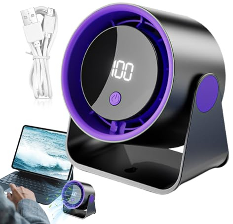 Pequeño Ventilador De Mesa Flujo de aire duradero y múltiples velocidades
