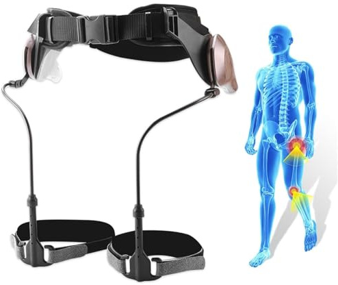 yunzhenzhen Exoesqueleto de Ayuda para Caminar Ayuda por Exoesqueleto Dispositivo Asistencia Fuerza 3 Niveles Escalar Caminar y Aumenta La Caminata del 50% Sin Carga Caminatas De Larga Distancia