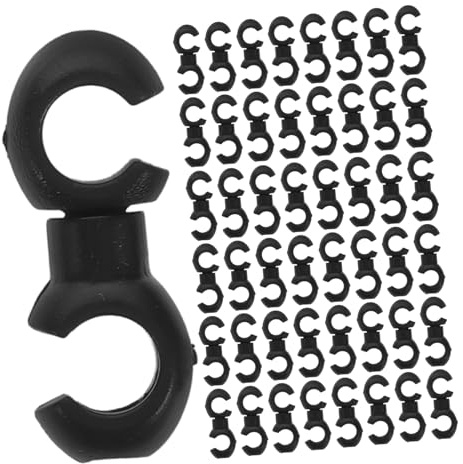PRETYZOOM 100pcs Black Bike Cable Guide Clips Brake Line Clamps and Bicycle Wire Holders for Mountain and Road Bikes Frame Protection Easy Installation Gear and Brake Cable Fasteners