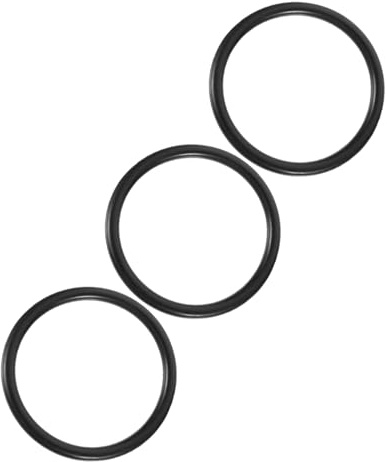 ELAYARD 3 Stück Buddhistische Klangschalenkissen aus Gummi Schwarz Große Schüsselmatte für Buddhistische Schale und Kristall Klangschale für Meditation
