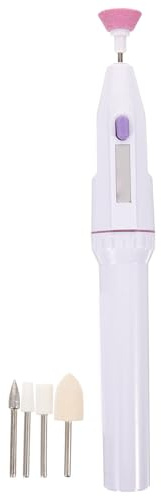 Cabilock Taladro de Uñas de Manicura Eléctrico Portátil para Pulir y Limar Uñas Acrílicas y Naturales Máquina de Abs para Uso en Casa